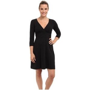 PATAGONIA Margot Organic Cotton Black Dress Size Small